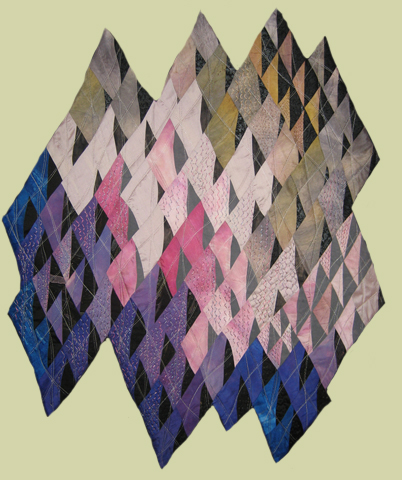 Image of quilt titled “Catch and Release" by Roberta Andresen